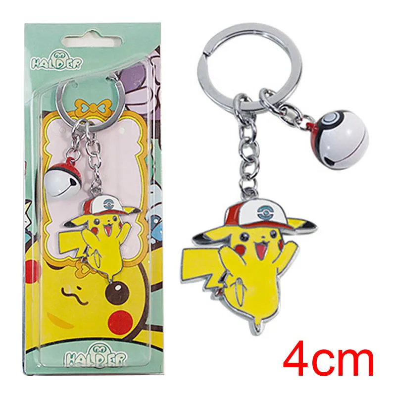 Pokemon Pikachu Anime Metal Keychain