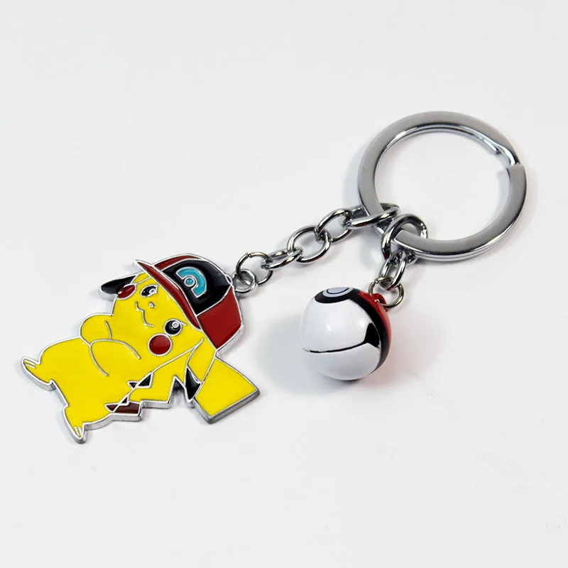 Pokemon Pikachu Anime Metal Keychain