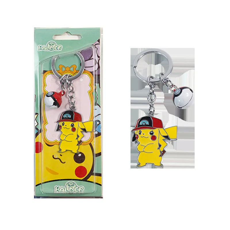 Pokemon Pikachu Anime Metal Keychain