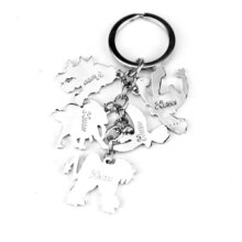 Pokemon Pikachu Bulbasaur Gastly Chansey Squirtle Anime Figures PVC Keychains Pokemon Pikachu Bulbasaur Gastly Chansey Squirtle Anime Figures PVC Keychains