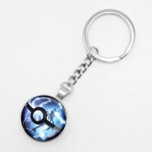 Pokemon Mini Pikachu Squirtle Eevee Vulpix Anime Glass Keyring Pokemon Mini Pikachu Squirtle Eevee Vulpix Anime Glass Keyring