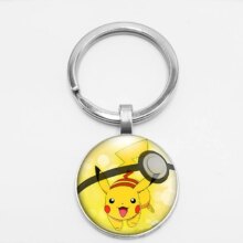 Pokemon Pikachu Pokeball Vaporeon Pokemon Vulpix Absol Anime Dome Keychain Pokemon Pikachu Pokeball Vaporeon Pokemon Vulpix Absol Anime Dome Keychain