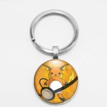 Pokemon Pikachu Pokeball Vaporeon Pokemon Vulpix Absol Anime Dome Keychain Pokemon Pikachu Pokeball Vaporeon Pokemon Vulpix Absol Anime Dome Keychain