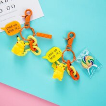 Pokemon Pocket Monsters Elf Pokeball Pikachu Anime Keychain Pokemon Pocket Monsters Elf Pokeball Pikachu Anime Keychain