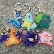 Pokemon Pocket Monster Pikachu Squirtle Charizard Charmander Anime Keychain Pokemon Pocket Monster Pikachu Squirtle Charizard Charmander Anime Keychain