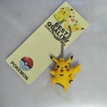 Pokemon Pikachu Articuno Sandshrew Mewtwo Abra Magikarp Gengar Clefairy Bulbasaur Anime PVC Keychain Pokemon Pikachu Articuno Sandshrew Mewtwo Abra Magikarp Gengar Clefairy Bulbasaur Anime PVC Keychain