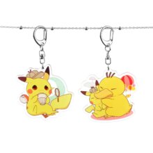 Anime Pokemon Squirtle Pikachu Psyduck Charmander Bulbasaur Toy Keychain Anime Pokemon Squirtle Pikachu Psyduck Charmander Bulbasaur Toy Keychain