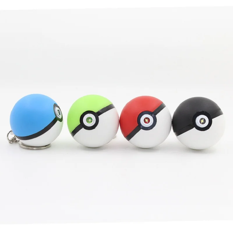 Pokemon Elf Poke Ball LED Sounds Shiny Keychain Pokemon Elf Poke Ball LED Sounds Shiny Keychain