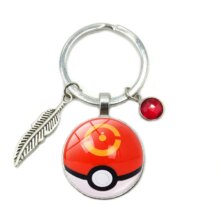 Pokemon Pikachu Anime Glass Crystal Alloy Keychain Pokemon Pikachu Anime Glass Crystal Alloy Keychain