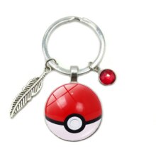 Pokemon Pikachu Anime Glass Crystal Alloy Keychain Pokemon Pikachu Anime Glass Crystal Alloy Keychain