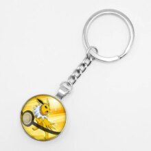Pokemon Mini Squirtle Eevee Vulpix Pikachu Anime Glass Keyring Pokemon Mini Squirtle Eevee Vulpix Pikachu Anime Glass Keyring
