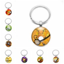 Pokemon Vulpix Vaporeon Pokeball Leafeon Anime Glass Dome Keychain Pokemon Vulpix Vaporeon Pokeball Leafeon Anime Glass Dome Keychain
