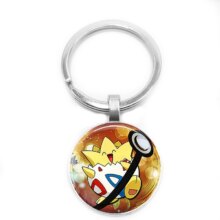 Pokemon Vulpix Vaporeon Pokeball Leafeon Anime Glass Dome Keychain Pokemon Vulpix Vaporeon Pokeball Leafeon Anime Glass Dome Keychain