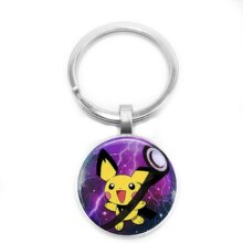 Pokemon Vulpix Vaporeon Pokeball Leafeon Anime Glass Dome Keychain Pokemon Vulpix Vaporeon Pokeball Leafeon Anime Glass Dome Keychain