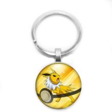 Pokemon Vulpix Vaporeon Pokeball Leafeon Anime Glass Dome Keychain Pokemon Vulpix Vaporeon Pokeball Leafeon Anime Glass Dome Keychain