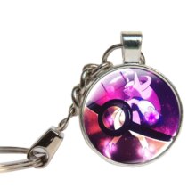 Pokemon Pikachu Pocket Monsters Anime Glass Dome Cabochon Keychain Pokemon Pikachu Pocket Monsters Anime Glass Dome Cabochon Keychain