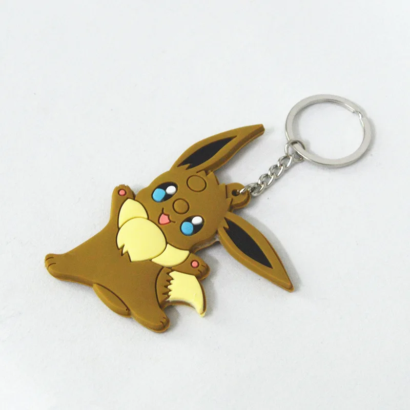 Eevee Vaporeon Jolteon Flareon Action Figures Toys  Key Chain