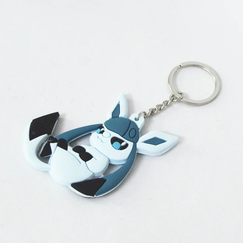 Eevee Vaporeon Jolteon Flareon Action Figures Toys  Key Chain