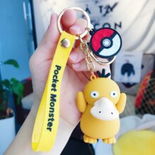 Pokemon Pocket Monsters Pikachu 3D Anime Figure PVC Keychain Pokemon Pocket Monsters Pikachu 3D Anime Figure PVC Keychain