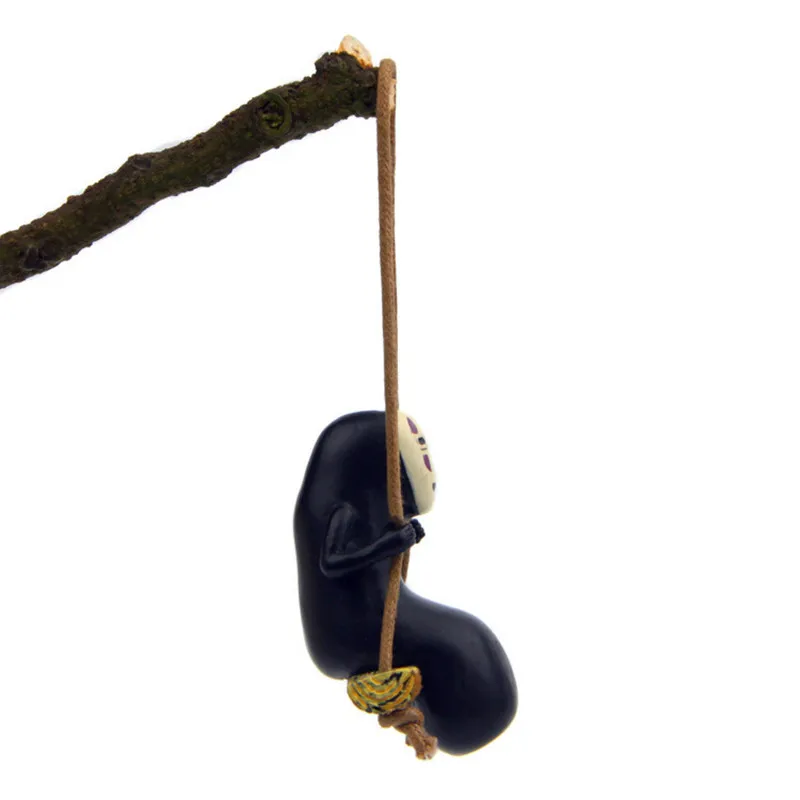 Spirited Away No Face Man Figure Cartoon Keychains