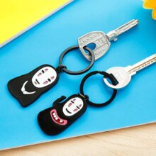 Anime Spirited Away No Face Cartoon Keychain Anime Spirited Away No Face Cartoon Keychain