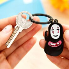 Anime Spirited Away No Face Cartoon Keychain Anime Spirited Away No Face Cartoon Keychain