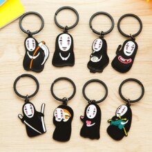 Anime Spirited Away No Face Cartoon Keychain Anime Spirited Away No Face Cartoon Keychain