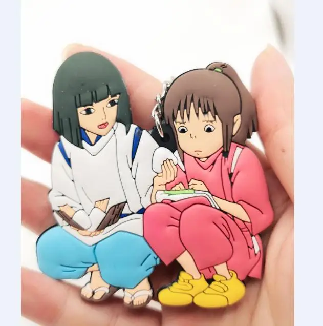 Anime Chihiro Ogino Miyazaki Cartoon Keychain Anime Chihiro Ogino Miyazaki Cartoon Keychain