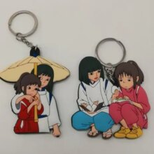 Anime Chihiro Ogino Miyazaki Cartoon Keychain Anime Chihiro Ogino Miyazaki Cartoon Keychain
