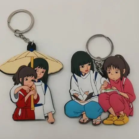Anime Chihiro Ogino Miyazaki Cartoon Keychain Anime Chihiro Ogino Miyazaki Cartoon Keychain