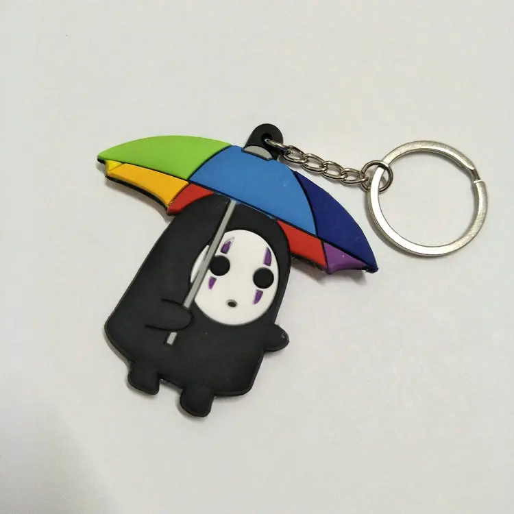 Anime Spirited Away/Ogino Chihiro/No Face Man Cartoon Keychain Anime Spirited Away/Ogino Chihiro/No Face Man Cartoon Keychain