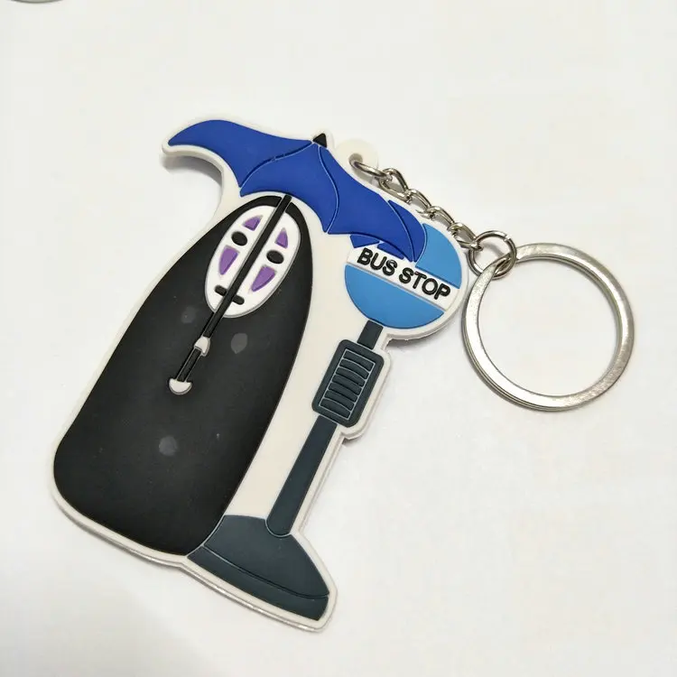 Anime Spirited Away/Ogino Chihiro/No Face Man Cartoon Keychain Anime Spirited Away/Ogino Chihiro/No Face Man Cartoon Keychain