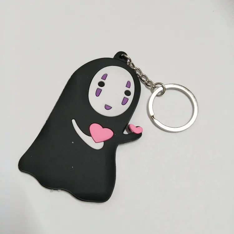 Anime Spirited Away/Ogino Chihiro/No Face Man Cartoon Keychain Anime Spirited Away/Ogino Chihiro/No Face Man Cartoon Keychain