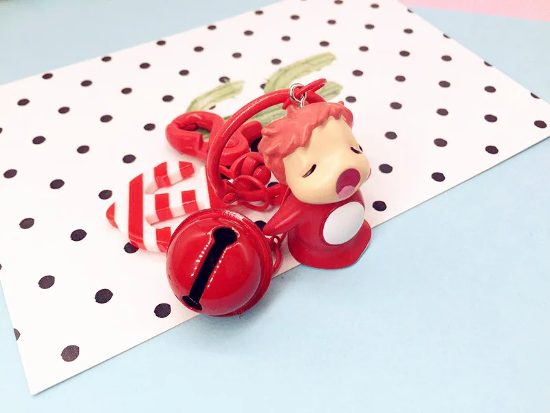 Ponyo Movie Character Doll Keychain Pendant