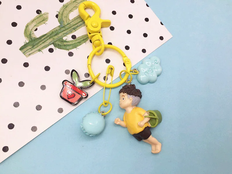 Ponyo Movie Character Doll Keychain Pendant