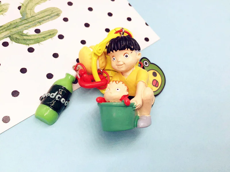 Ponyo Movie Character Doll Keychain Pendant