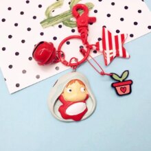 Ponyo Movie Character Doll Keychain Pendant Ponyo Movie Character Doll Keychain Pendant