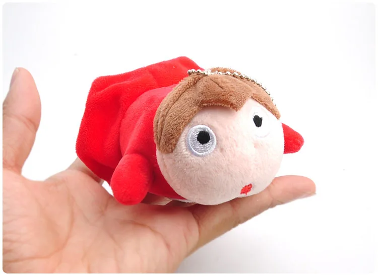 Ponyo On The Cliff Cartoon Mini Soft Stuffed Doll Pendant