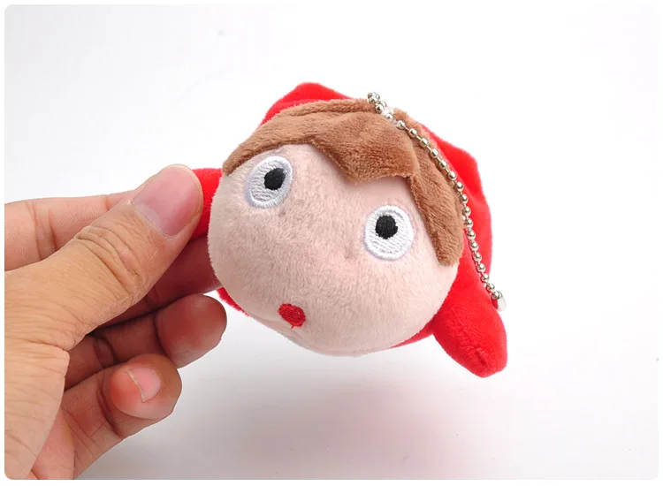Ponyo On The Cliff Cartoon Mini Soft Stuffed Doll Pendant