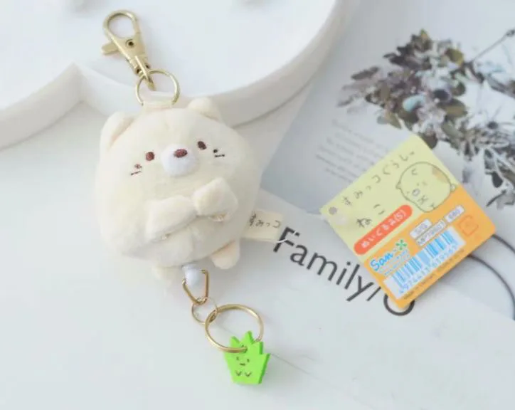 Kawaii Cartoon Sumikko Plush Toy Keychain Kawaii Cartoon Sumikko Plush Toy Keychain