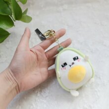 Kawaii Cartoon Avocado Stuffed Toy Keychain For Kid Kawaii Cartoon Avocado Stuffed Toy Keychain For Kid