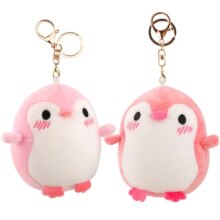Anime Penguin & Bear Cartoon Plush Doll Keychain Anime Penguin & Bear Cartoon Plush Doll Keychain