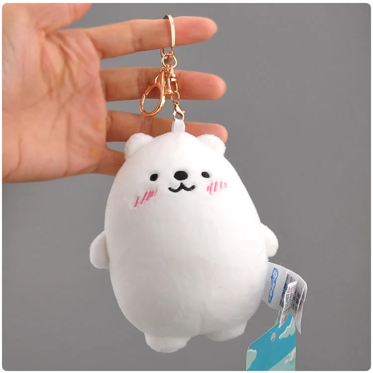 Anime Penguin & Bear Cartoon Plush Doll Keychain