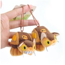 Anime My Neighbor Totoro Bus Soft Stuffed Keychain Pendant Anime My Neighbor Totoro Bus Soft Stuffed Keychain Pendant