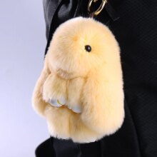 Kawaii Rabbit Fur Plush Toy Keychain Kawaii Rabbit Fur Plush Toy Keychain