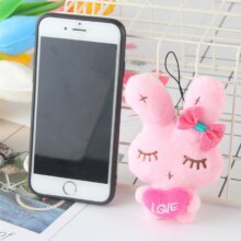Mini Rabbit Cartoon Soft Plush Doll Keychain Mini Rabbit Cartoon Soft Plush Doll Keychain