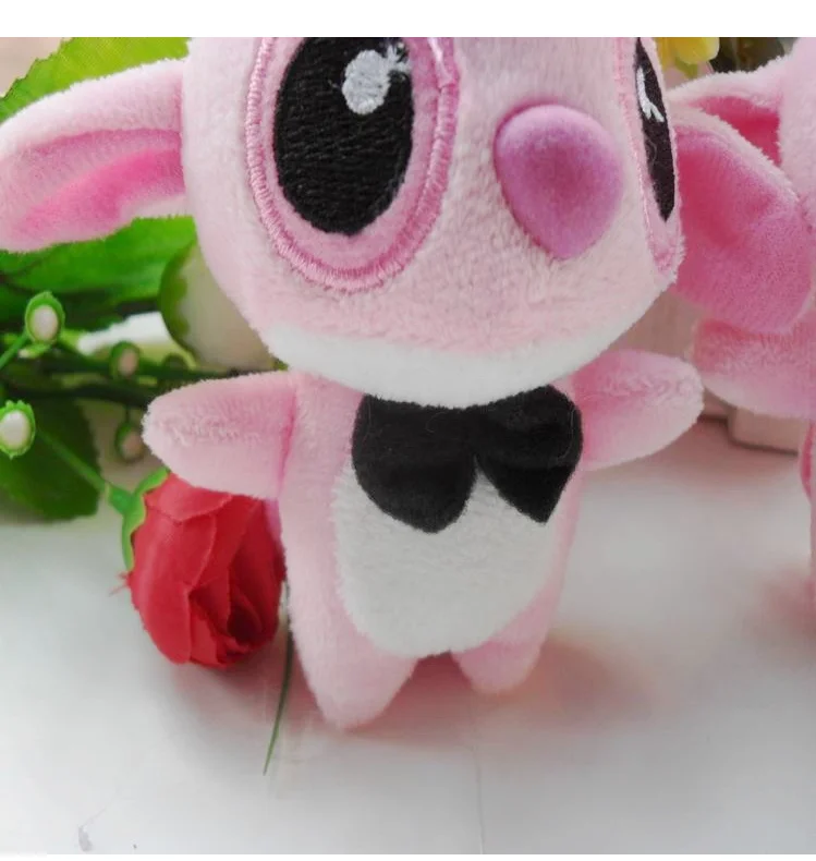 Lilo Stitch Cartoon Doll Stuffed Keychain