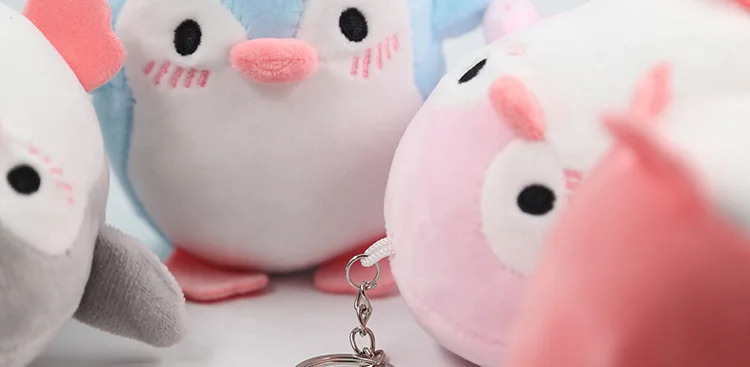 Animal Penguin Stuffed Toys Keychain Pendant