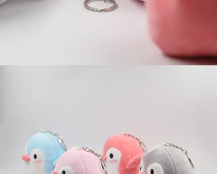 Animal Penguin Stuffed Toys Keychain Pendant