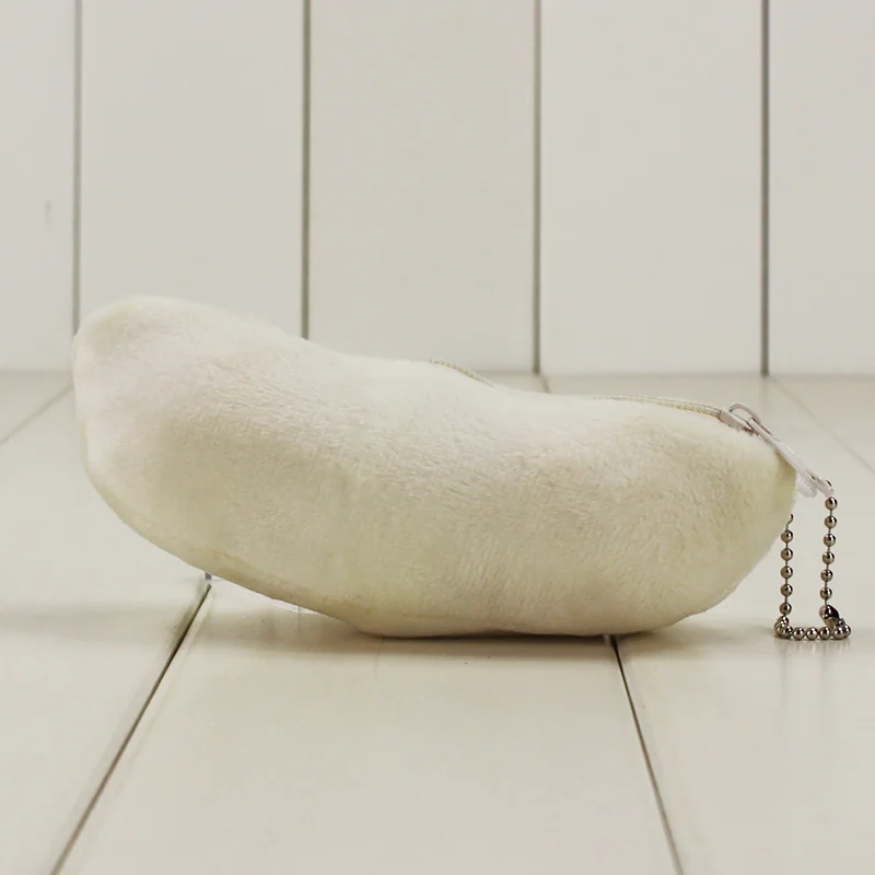 Gudetama Egg Cartoon Pea Pod Keychain With 3 Different Dolls